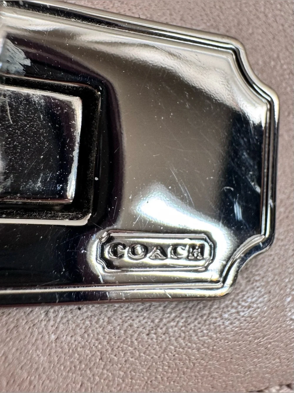 Coach Blush Pink Leather Wallet